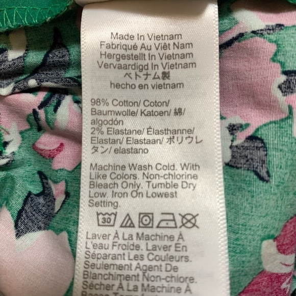 J. Crew floral Cotton summer shorts, size 4 - Picture 6 of 6